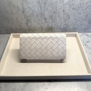 Bottega Veneta Intrecciato Large Flap Wallet